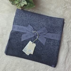 🚨NEW BAREFOOT DREAMS Cozychic Lite Confetti Scarf In Deep Sea-Blue Indigo